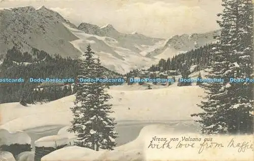 R612387 Arosa von Valsana aus Karl Berger Nr 159 1905