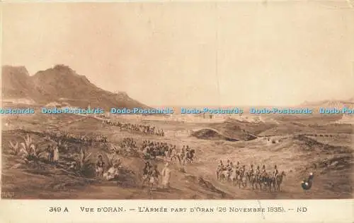 R612394 Vue d Oran L Armee Part d Oran 26 Novembre 1835 Levy et Neurdein Reunis