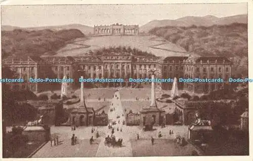 R612395 Wien Schönbrunn Schloss und Gloriette Hans Nachbargauer Nr 15 1926