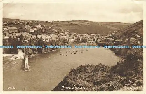 R612408 Port Isaac F Frith Postkarte 1951