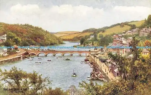 R612416 Looe The Bridge und East River J Salmon W Carruthers