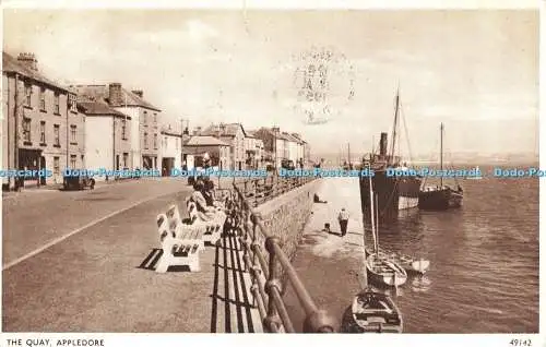 R612426 Appledore The Quay E A Sweetman Solograph Series De Luxe Photogravure 19