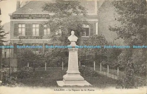 R612474 Lillers Le Square de la Mairie J Poriche Fils E Desaix