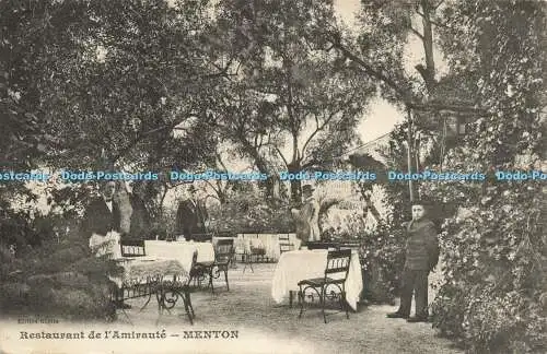 R612520 Giletta Restaurant de lAmiraute Menton 1913