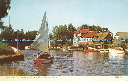 R612671 River Bure and Swan Hotel Horning Norfolk Broads KNB 159 Cotman Farbe Ja