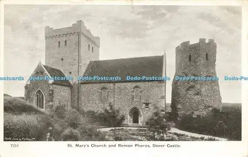 R612681 Gale and Polden 7216 St Marys Church and Roman Pharos Dover Castle Welli