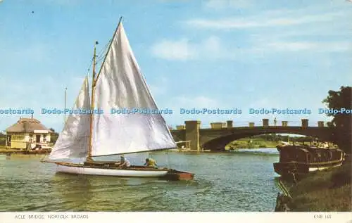 R612685 Acle Bridge Norfolk Broads KNB 160 Cotman Color Jarrold