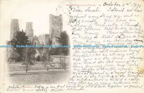 R612688 Caudebec en Caux Jumieges P Vedie 1901