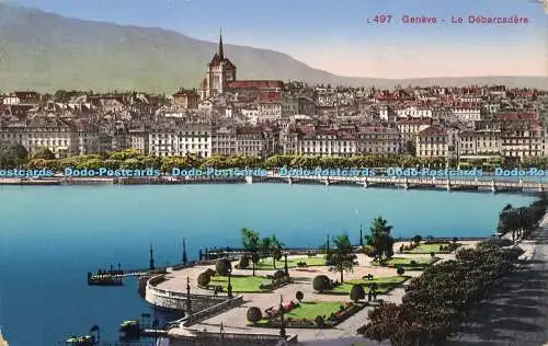 R612726 L 497 Geneve Le Debarcadere Photoglob Zürich