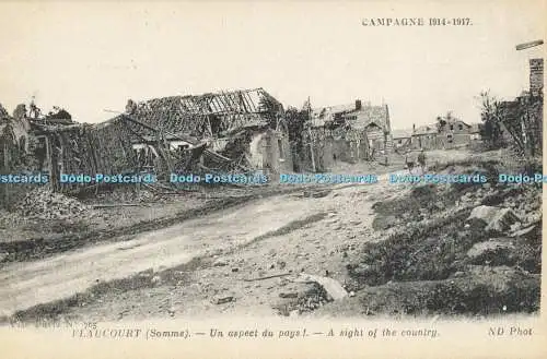 R612742 Campagne 1914 1917 Schraubstock Paris No 765 Flaucourt Somme Sight of country ND