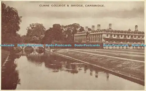 R612750 Clare College and Bridge Cambridge Dennis