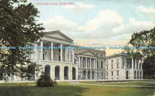 R612811 Osgoode Hall Toronto 110 Canadian Souvenir Cards W G Macfarlane 1911