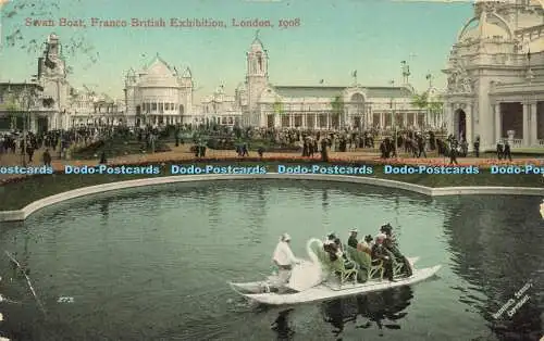 R612834 Schwanenboot Franco British Exhibition London 1908 Valentines Serie 279