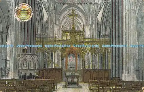 R612835 Leinwand Salisbury Cathedral Mabbett 1905