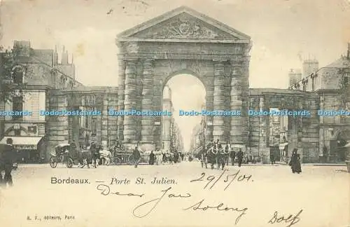 R612839 Bordeaux Porte St Julien K F Paris 1901