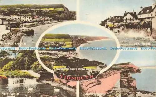 R612844 Sidmouth 218693 Valentines Collo Colour 1952 Multi View