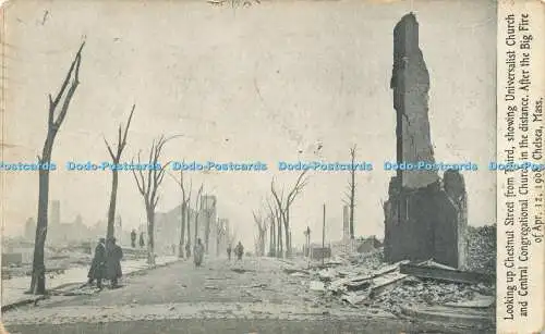 R612879 Blick auf die Chestnut Street von Third zeigt Universalist Church und Ce