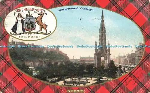 R612985 Scott Monument Edinburgh Scott 1907 B und R Serie