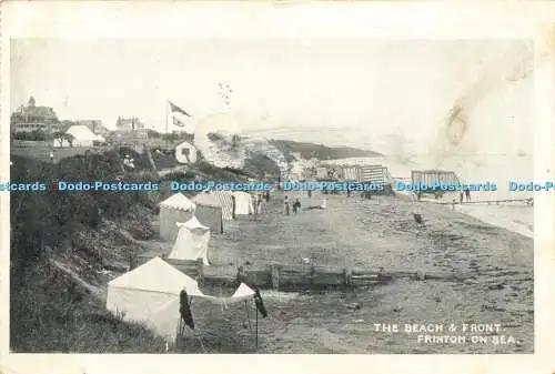 R612991 Beach and Front Frinton on Sea 1904