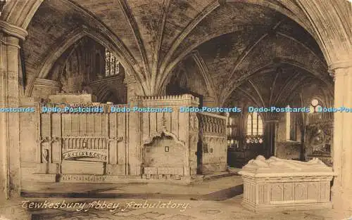 R613026 Tewkesbury Abbey Ambulatory M Taylor No 73708 1933