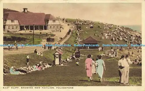 R613061 East Cliff zeigt New Pavilion Folkestone B B London British photogravu