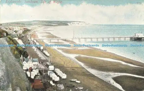 R613085 Esplanade Sandown Isle of Wight Garden of England Serie R E H 1910