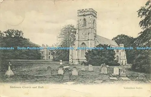 R613087 Sledmere Church and Hall 33782 Valentines Series 1904