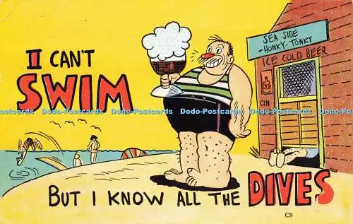 R613116 Ich kann nicht schwimmen aber ich kenne alle Tauchgänge E C Kropp 1952