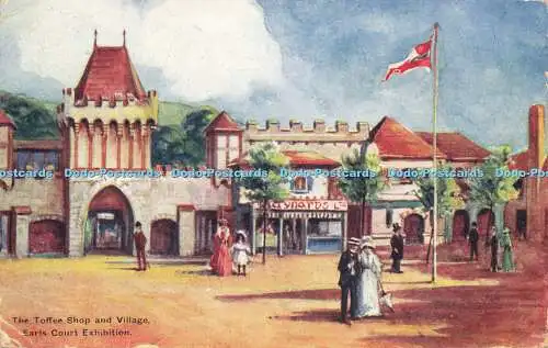 R613164 Toffee Shop and Village Earls Court Exhibition Gale and Polden 1908