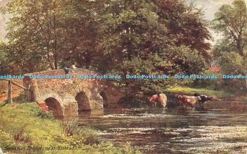 R613186 Somerset Bridge near Elstead Surrey Series No 37 A R Hope Moncrieft A an