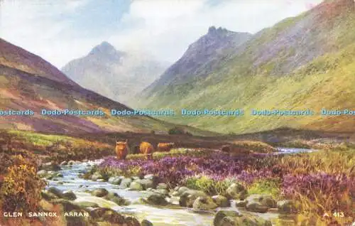 R613197 Glen Sannox Arran A 413 Kunstfarbe Brian Gerald Valentines