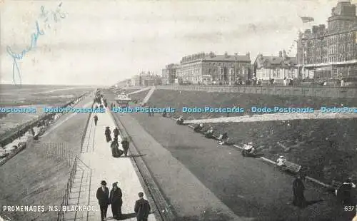 R613201 Promenade N S Blackpool 637 Advance Serie A P und S 1905