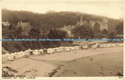 R613247 Langland Bay near Mumbles 53313 Photochrom