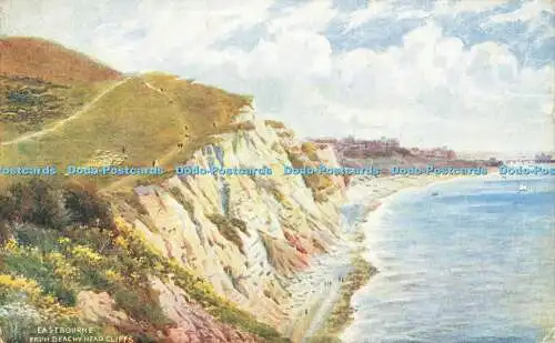 R613249 Eastbourne from Beachy Head Cliffs Salmon A R Quinton 1919