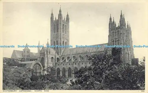 R613251 Canterbury Cathedral North Side 630 Photochrom