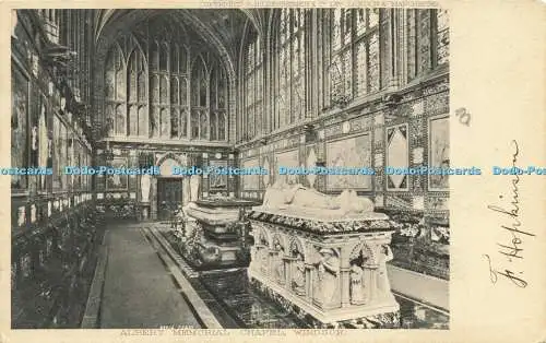 R613262 S Hildesheimer Albert Memorial Chapel Windsor 1905