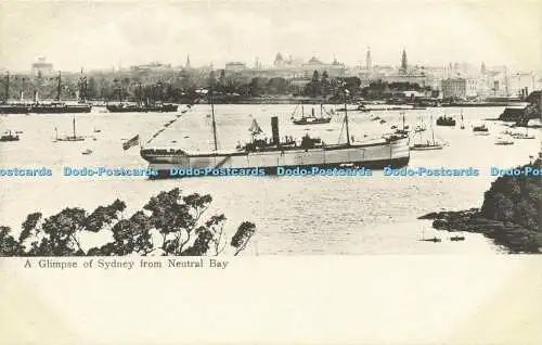 R613283 Ein Blick auf Sydney von Neutral Bay Swain