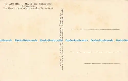 R613284 11 Angers Musee des Tapisseries Apocalypse Les Sages comptant le nombre