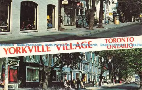 R613320 Yorkville Village Toronto Ontario Canada Plastichrome Colourpicture Roya