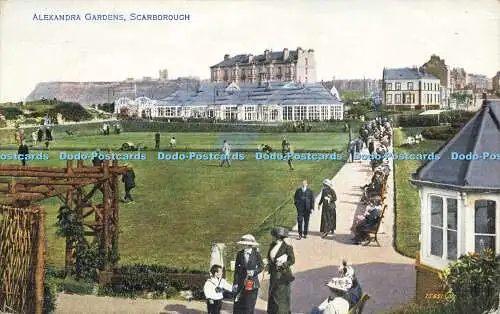 R613323 Alexandra Gardens Scarborough 75651 Valentines Serie 1957