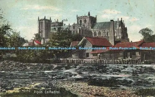 R613364 Ripon Cathedral Fine Art Post Cards Christian Novels Publishing