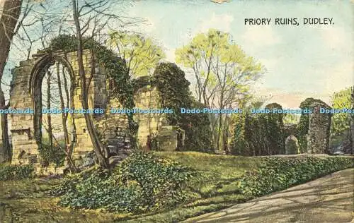 R613369 Priory Ruins Dudley Fountain Series No 1 1910