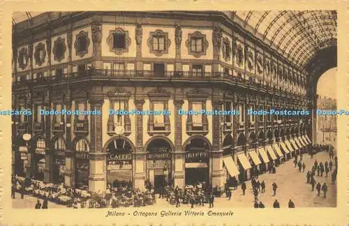 R613376 Milano Ottagono Galleria Vittorio Emanuele Malnati Abramo R Privativa Ga