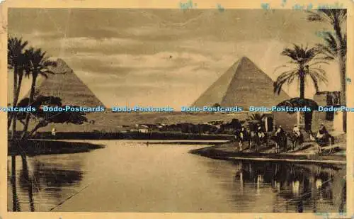 R613421 Kairo Pyramiden von Kink Cheops und Chephren Oriental Commercial Bureau Eg