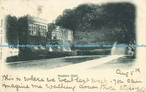 R613462 Haddon Hall Valentine 1901