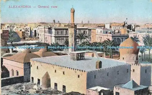 R613482 Alexandria Gesamtansicht Serie 650 Cairo Post Card Trust