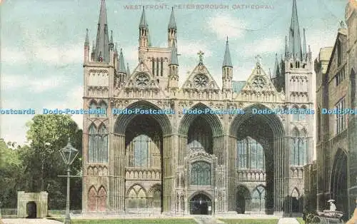 R613483 West Front Peterborough Cathedral Star Serie G D und D L