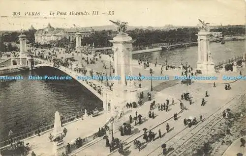 R613488 303 Paris Le Pont Alexandre III XX Levy Fils 1919