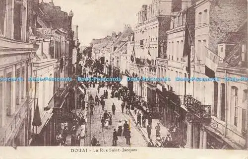 R613509 Douai La Rue Saint Jacques A Breger Freres 1918