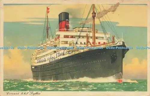 R613521 Cunard R M S Scythia B 589 1954